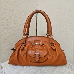Christian Dior Leather Vintage Handbag Satchel AITHENTIC